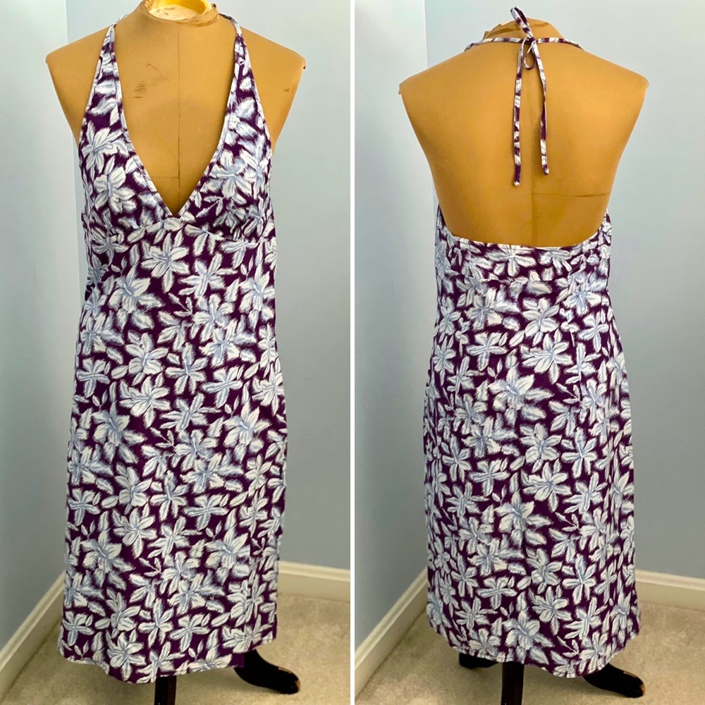 AE flowered halter dress